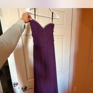 Mori Lee Deep Purple Dress